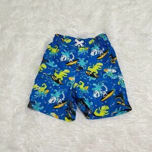 3/$10 Baby Joe Boxer Blue Swim Trunk Size 24 Months